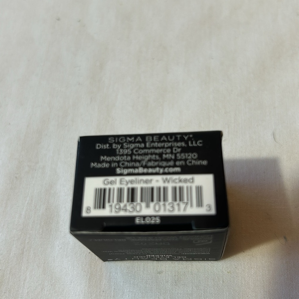 Sigma Gel Eyeliner-Wicked Black NIB - Picture 8 of 11
